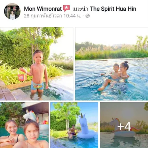 review pool villa The spirit