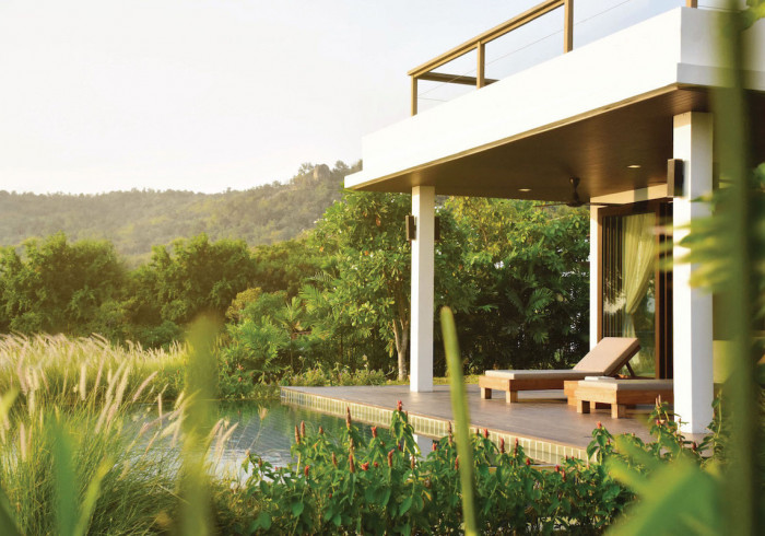Romantic pool villa